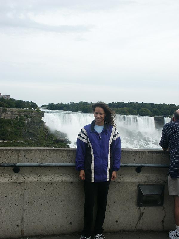 PICT0242.JPG - Cheena in Front of the Falls